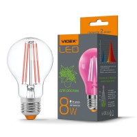 Світлодіодна лампа VIDEX Filament A60FF 08W E27 1200K (VL-A60FF-08271)