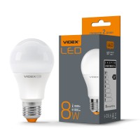 Світлодіодна лампа VIDEX  A60e 8W E27 4100K (VL-A60e-08274)
