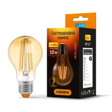 Світлодіодна лампа VIDEX Filament A60FA 10W E27 2200K бронза (VL-A60FA-10272)