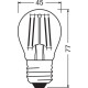 Лампа OSRAM LED E27 2700K 5.5Вт 806Лм P60 філаментна