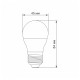 Світлодіодна лампа VIDEX  G45e 3.5W E27 4100K