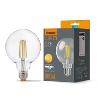 Світлодіодна лампа VIDEX Filament G95FD 7W E27 4100K дімерна (VL-G95FD-07274)