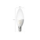 Лампа розумна Philips Hue E14, 5.2W(40Вт), 2200K-6500K, Tunable white, ZigBee, Bluetooth, димування, 2шт