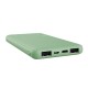 Акумулятор портативний літій-іонний power bank Trust Primo ECO, 10000мА·год, 2хUSB-A/USB-C, 15W, зелений