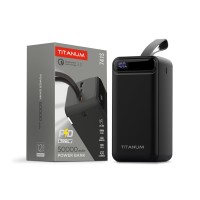Повербанк 50000mAh TITANUM 741S 22.5W Black (TPB-741S-B)