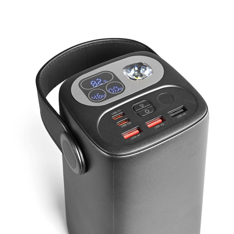 Повербанк 60000mAh TITANUM WC60 PD100W Black