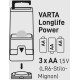 Ліхтар кемпінговий Varta на батарейках (16666101111)