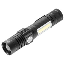 Ліхтар ручний акумуляторний Neo Tools, 2000мА•год, 800лм, 10Вт, 4 функції освітлення, алюмінієвий, IP20