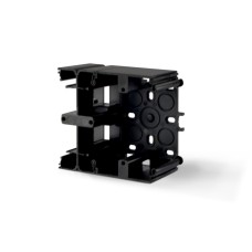 Модуль коробки накладного монтажу чорний графіт VIDEX BINERA (VF-BNMB2-BG)