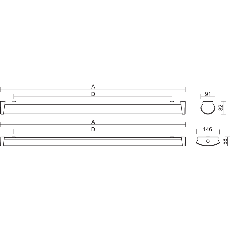 Світильник BELTR LED TUBE 1x120