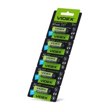 Батарейка лужна Videx А23/Е23А 5шт BLISTER CARD (А23/Е23А 5pcs BC)