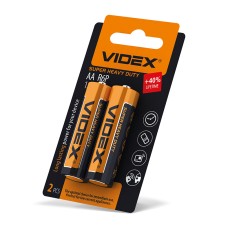 Батарейка сольова Videx R6P/AA 2шт SMALL BLISTER (R6P/AA 2pcs SB)