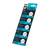 Батарейка літієва Videx CR2032 5 pcs BLISTER CARD (CR2032 5pc)