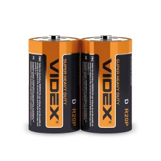 Батарейка сольова Videx R2OP/D 2шт SHRINK (R2OP/D 2pcs S)