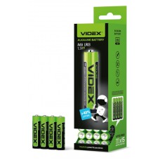 Батарейка лужна Videx LR03/AAA 4 pcs SHRINK (LR03/AAA 4pcs S)