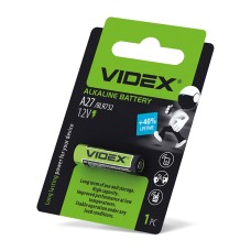 Батарейка лужна Videx А27 1шт BLISTER CARD (А27 1B)