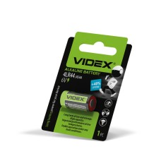 Батарейка лужна Videx 4LR44/A544  1 pcs BLISTER (4LR44/A544 1B)