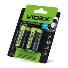Батарейка лужна Videx LR14/C 2 pcs BLISTER CARD (LR14/C 2pcs BC)