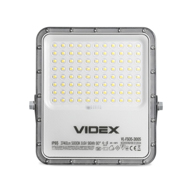 LED прожектор автономний VIDEX VL-FSO5-3005 3740Lm 5000K