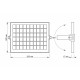 LED прожектор автономний VIDEX 600Lm 5000K Сенсорний (VLE-FSO-205-S)