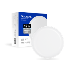 Антивандальний LED-світильник круглий GLOBAL GBH 02 12W 5000K (1-GBH-02-1250-C)