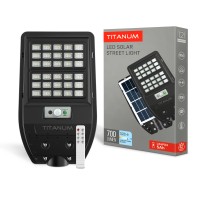 Світильник сонячний IP54 TITANUM 700Lm 5000K Сенсорний (TL-SLSO-105-S)