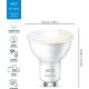 Лампа WiZ LED GU10 4.7Вт 2200-6500K 345Лм Wi-Fi розумна