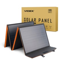 Портативний зарядний пристрій сонячна панель VIDEX VSO-F4120 18V 120W (VSO-F4120)