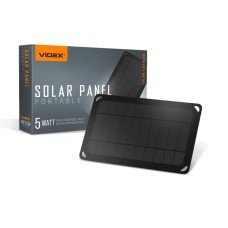 Портативний зарядний пристрій сонячна панель VIDEX VSO-F505U 5W (VSO-F505U)
