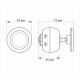 Датчик руху та освітленості VIDEX VL-SPS27W 220V 1200W інфрачервоний (VL-SPS27W)