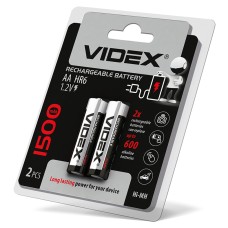 Акумулятори Videx HR6/AA 1500mAh double blister/2 pcs (HR6/1500/2DBB)
