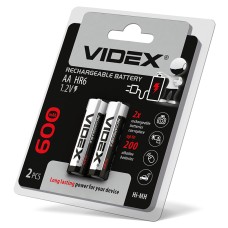 Акумулятори Videx HR6 / AA 600mAh double blister/2 pcs (HR6/600/2DB)