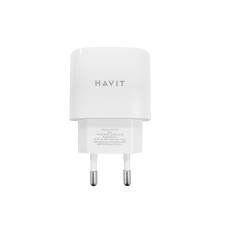 Швидкий зарядний пристрій HAVIT HV-UC1016 USB-C 20W 3A White (HV-UC1016)