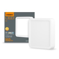 Світлодіодний світильник накладний квадрат VIDEX 12W 5000K (VL-DLSS-125)