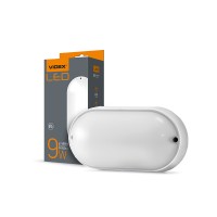 Світлодіодний світильник IP65 овальний VIDEX 9W 5000K білий (VL-BHO-095PW)