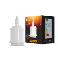 Світильник підвісний декоративний VIDEX VL-PD116IW Е27 1,1м Метал білий (VL-PD116IW)