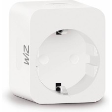 Розумна розетка WiZ Smart Plug Powermeter Type-F Wi-Fi білий
