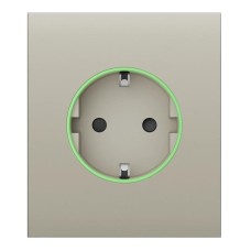 Центральна панель для вбудованої розетки Ajax CenterCover for Outlet smart, Jeweler, бездротової, ivory