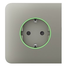 Бічна панель для вбудованої розетки Ajax SideCover for Outlet smart, Jeweler, бездротова, olive