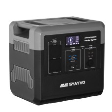 Портативна електростанція 2Е Syayvo 2400 Вт, 2560 Вт/год, WiFi/BT, паралельне підключення, швидка зарядка