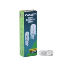 Лампа розжарювання Winso 12V W5W 5W W2.1x9.5d, 10 pcs