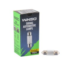 Лампа розжарювання Winso 12V C10W 10W SV8.5 T11x31, 10 pcs