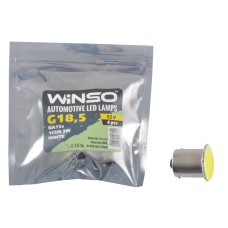 LED автолампа Winso 12V COB G18.5 BA15s, 4 pcs