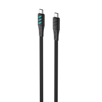 Кабель Type-C to Type-C HAVIT HV-CB6254 PD60W 3A 1м з LED індикатором (HV-CB6254)