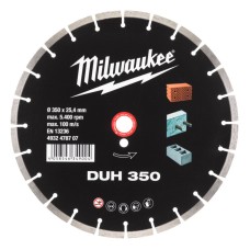 Диск алмазний по армованому бетону Milwaukee DUH 350x25.4 (4932478707)