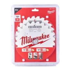 Набір пиляльних дисків Milwaukee 190x30 24T 4932471300 2шт. (4932479804)
