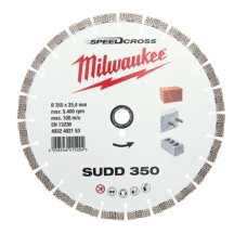 Диск алмазний по армованому бетону Milwaukee SPEEDCROSS SUDD 350x25.4 (4932492153)