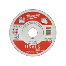 Диск відрізний по металу Milwaukee SCS41/115X1.5 (4932451476)