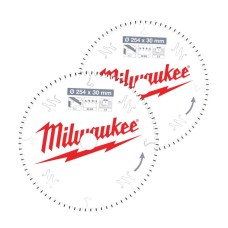 Набір пиляльних дисків Milwaukee 254мм 60T/80T 2pcs. (4932479576)
