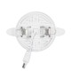 LED світильник точковий врізний MAXUS SP edge 6W, 4100К (коло)